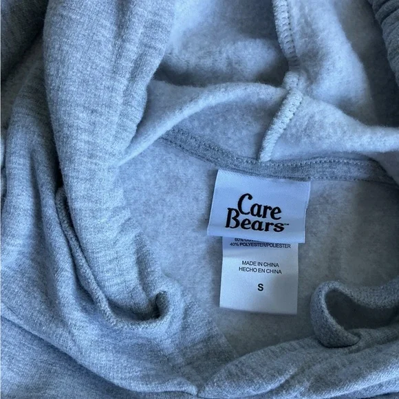 Care Bears Gray Hoodie with Colorful Bears kids - Picture 7 of 9